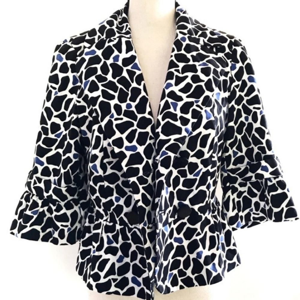𝅺VGUC Sandro 3/4 sleeve blazer button down evening jacket